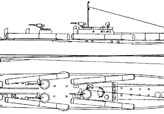 Корабль СССР STT-DD [Torpedo Boat] - чертежи, габариты, рисунки